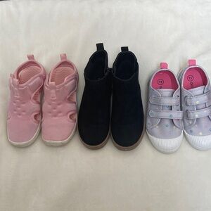 GAP + Cat & Jack girls 11 shoes boot bundle